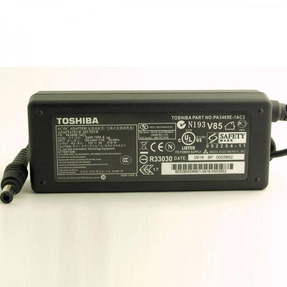 Toshiba Genuine OEM Used 75W AC Power Adapter PA3469E-1AC3