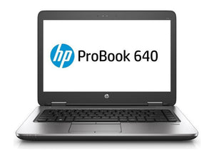 Lot of 2 - HP ProBook 640 G2 14" Laptop i5 6300U 2.4GHz, 8GB, 256GB SSD, Webcam, Windows 10 Professional
