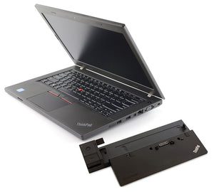 Lenovo ThinkPad L470 14" Laptop i5 6300U 2.4GHz, 8GB, 256GB SSD, Webcam, Windows 10 Professional FREE DOCK